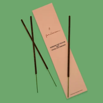 someone just told me khus incense sticks – fresh green fragrance